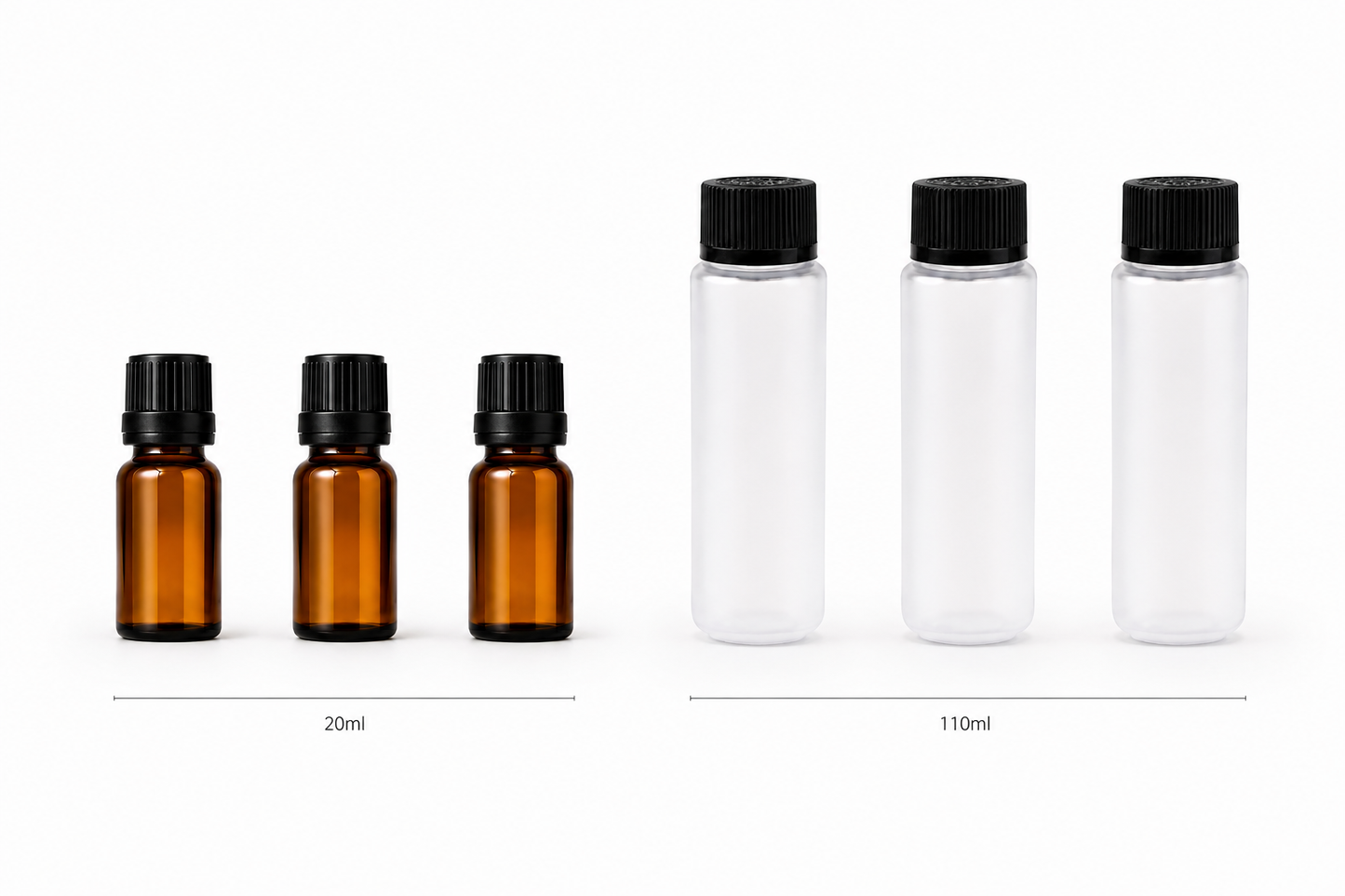 Ensemble de bouteilles rechargeables (3)